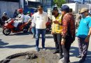 Jalan Berlubang Memakan Korban di Tropodo Disidak Wakil Bupati Sidoarjo