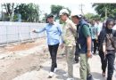 Sidak Proyek Pembangunan Alun-alun Sidoarjo, Bupati Subandi Kecewa Karena Progres Pengerjaan terlambat kisaran 25 Persen