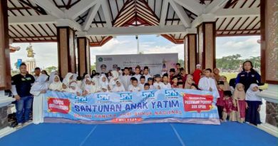 Hari Buruh Internasional, SPN ECCO Indonesia Berbagi di Alun-alun Sidoarjo Bersama Anak Yatim